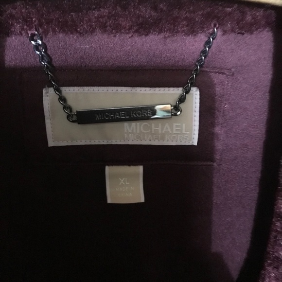 Michael Kors Teddy Coat in Dark Brandy XL NWT - Picture 5 of 16